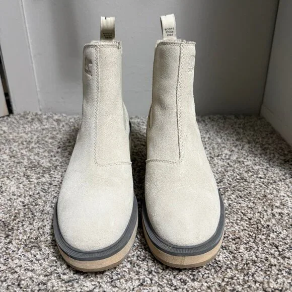 Sorel Hi-Line Heel Chelsea Boot Chalk, Ceramic Women 8.5 - Picture 8 of 12